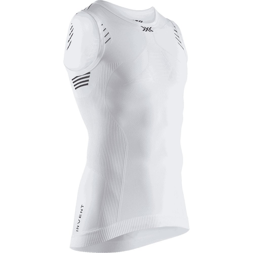 X-BIONIC IN-YT01S19M-W003-L Безрукавная базовая футболка Invent Белая Arctic White / Opal Black L