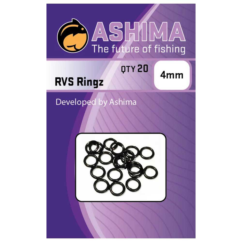 Ashima fishing ASRZ4 Кольца  Black Nickel 4 mm