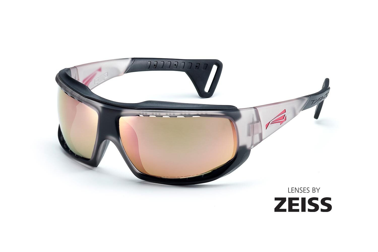 Купить Спортивные очки LiP Typhoon / Trans. Grey - Black / Zeiss / PA Polarized / Rose Gold 7ft.ru в интернет магазине Семь Футов