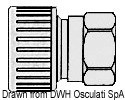 Муфта прямая 1/2” тип "мама - мама" для систем водопроводных фитингов Hydrofix до 70°C, Osculati 17.115.04