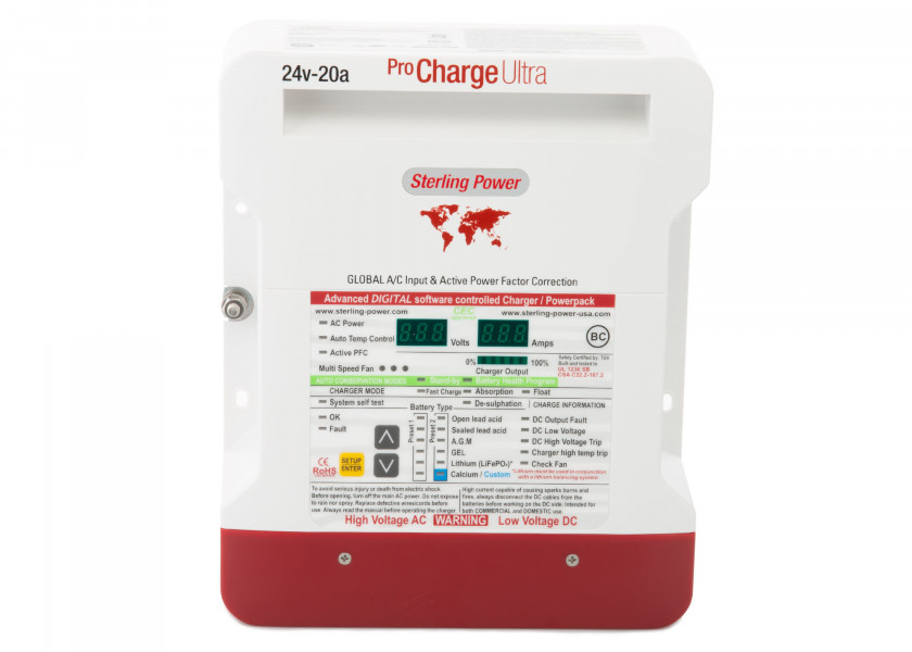 Купить STERLING Pro Charge Ultra 24V / 20A Charging Device / 3 charging outputs 33098-bvs 7ft.ru в интернет магазине Семь Футов