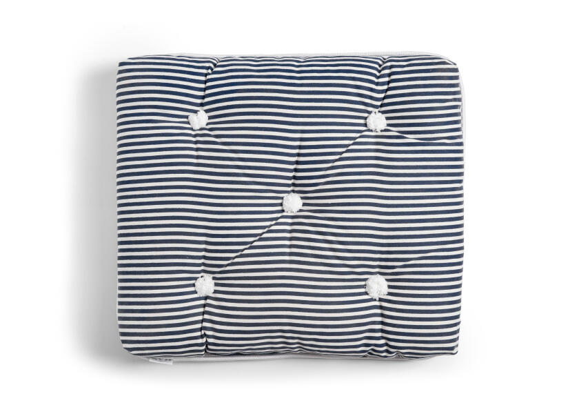 Купить Kapok Single Cushion / navy blue / thin stripes 57344-bvs 7ft.ru в интернет магазине Семь Футов