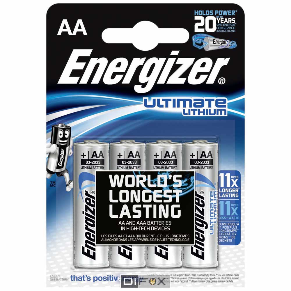 Energizer 639155 Ultimate Lithium Серый  4 pcs L91 