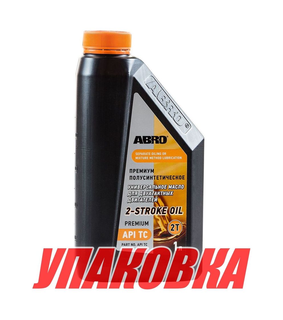 Купить Масло ABRO API TC 2-х тактное полусинтетика, 1 л (упаковка из 12 шт.) 2STTC1L_pkg_12 7ft.ru в интернет магазине Семь Футов