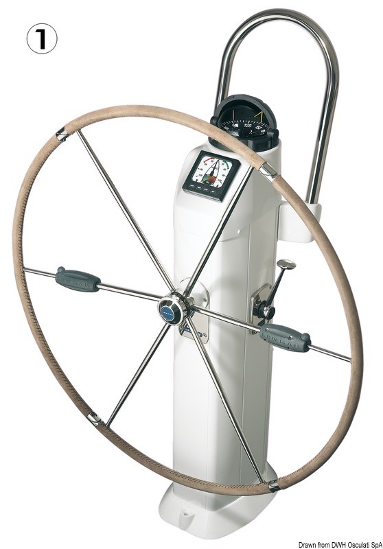 Купить LEWMAR compact folding wheel 101 cm, 69.101.40 7ft.ru в интернет магазине Семь Футов