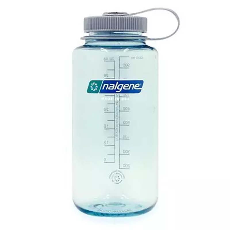 Nalgene NL20201632 Широкий рот Sustain 1L бутылка  Transparent Blue