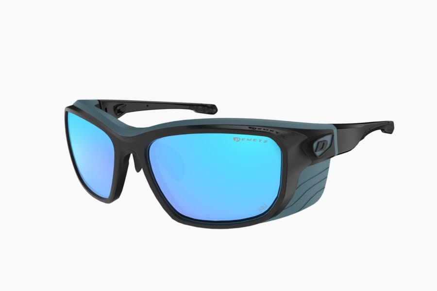 Купить Спортивные очки Demetz Piment 2.0 / Solid Black / Matt Black Brown Mirror Ice Blue Cat.4, piment205174be57 7ft.ru в интернет магазине Семь Футов