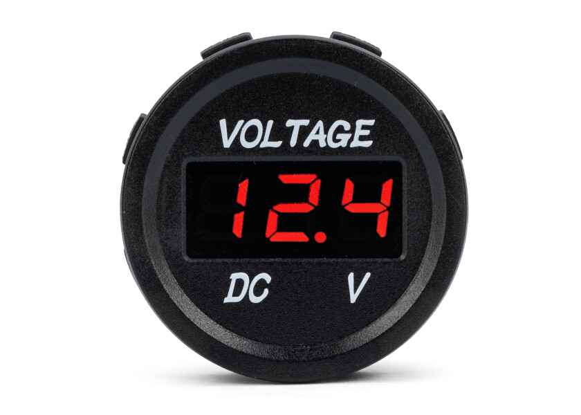 Купить SEATEC Круглый Вольтметр / заподлицо / 12/24 В 7ft.ru в интернет магазине Семь Футов