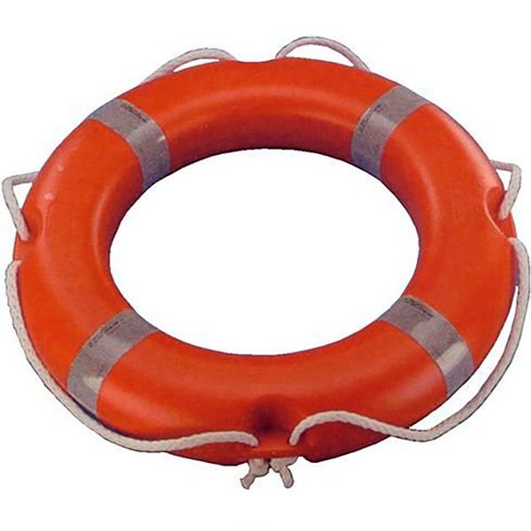 Goldenship GS80001 Омологированный кольцевой спасательный круг Оранжевый 65 cm 
