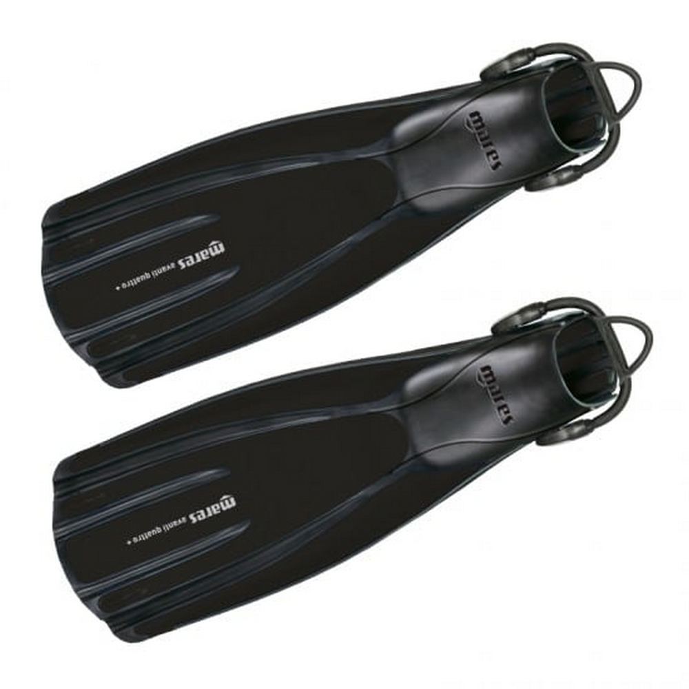 Ласты с открытой пяткой и резиновым ремешком Mares Avanti Quattro+ 410003 размер 41-43 черный