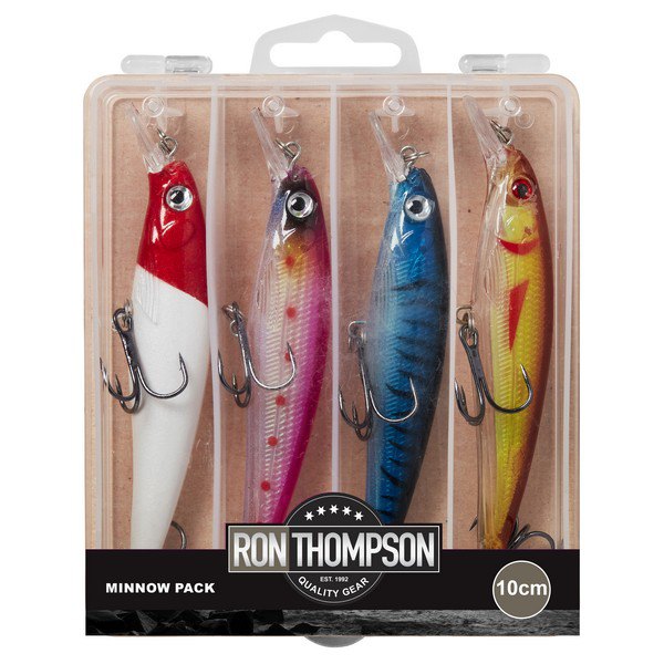 Ron thompson 65411 Коробка с приманкой Minnow 100 Mm 13 G Многоцветный Yellow / Blue / Pink / White