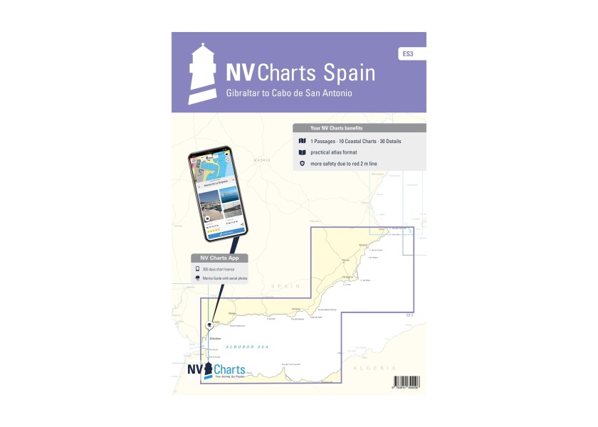 Купить NV VERLAG Atlas Spain ES3 - Cabo de San Antonio to Gibraltar 25460-bvs 7ft.ru в интернет магазине Семь Футов