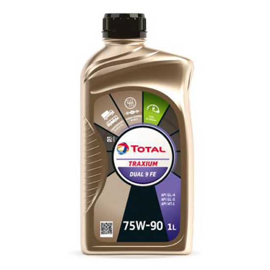 Total TOT214145 Trans Dual 9 FE 75W90 1L Трансмиссионное масло Золотистый Clear