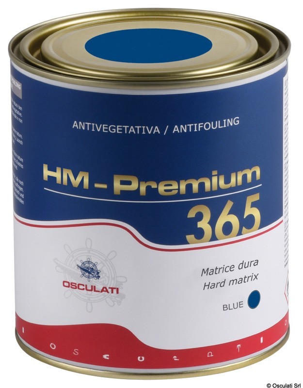 Купить Необрастающая краска синяя HM Premium 365 0,75 л, Osculati 65.612.12 7ft.ru в интернет магазине Семь Футов