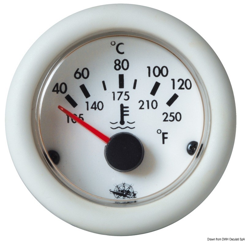 Купить Guardian temperature gauge H20 40-120° white 12 V, 27.531.01 7ft.ru в интернет магазине Семь Футов