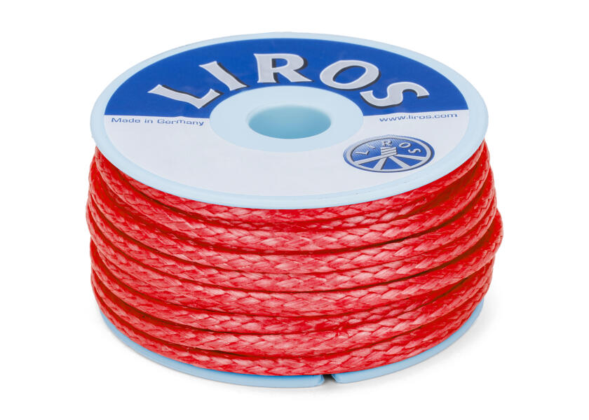 Купить LIROS D-PRO Dyneema Hollow Braid / red 34176-bvs 7ft.ru в интернет магазине Семь Футов
