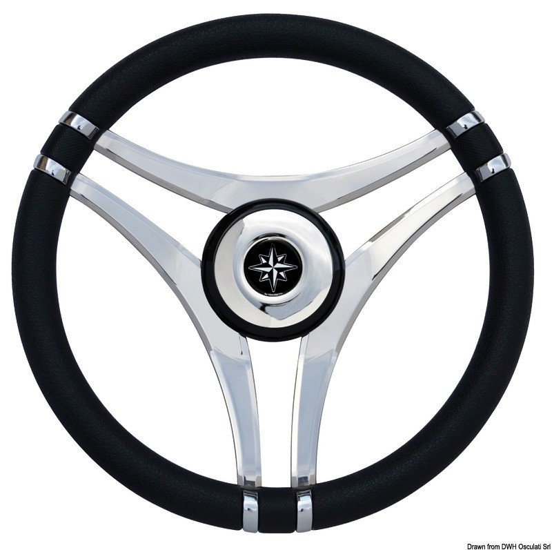 Купить IMPACT black steering wheel SS spokes Ø 350 mm, 45.141.01 7ft.ru в интернет магазине Семь Футов