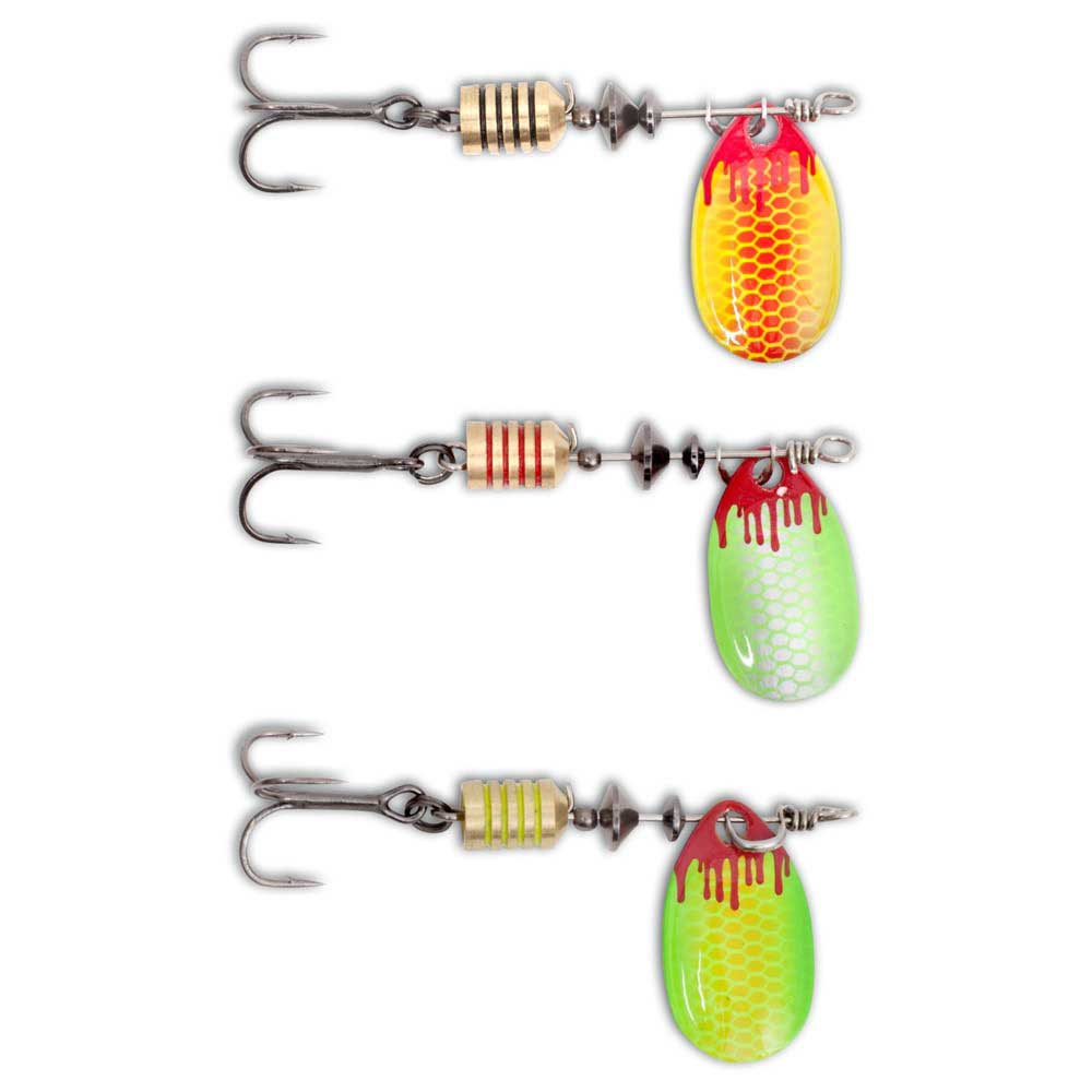 Magic trout 3369008 Bloody Spinner 25 Mm 3.6g Многоцветный Pearl / Yellow
