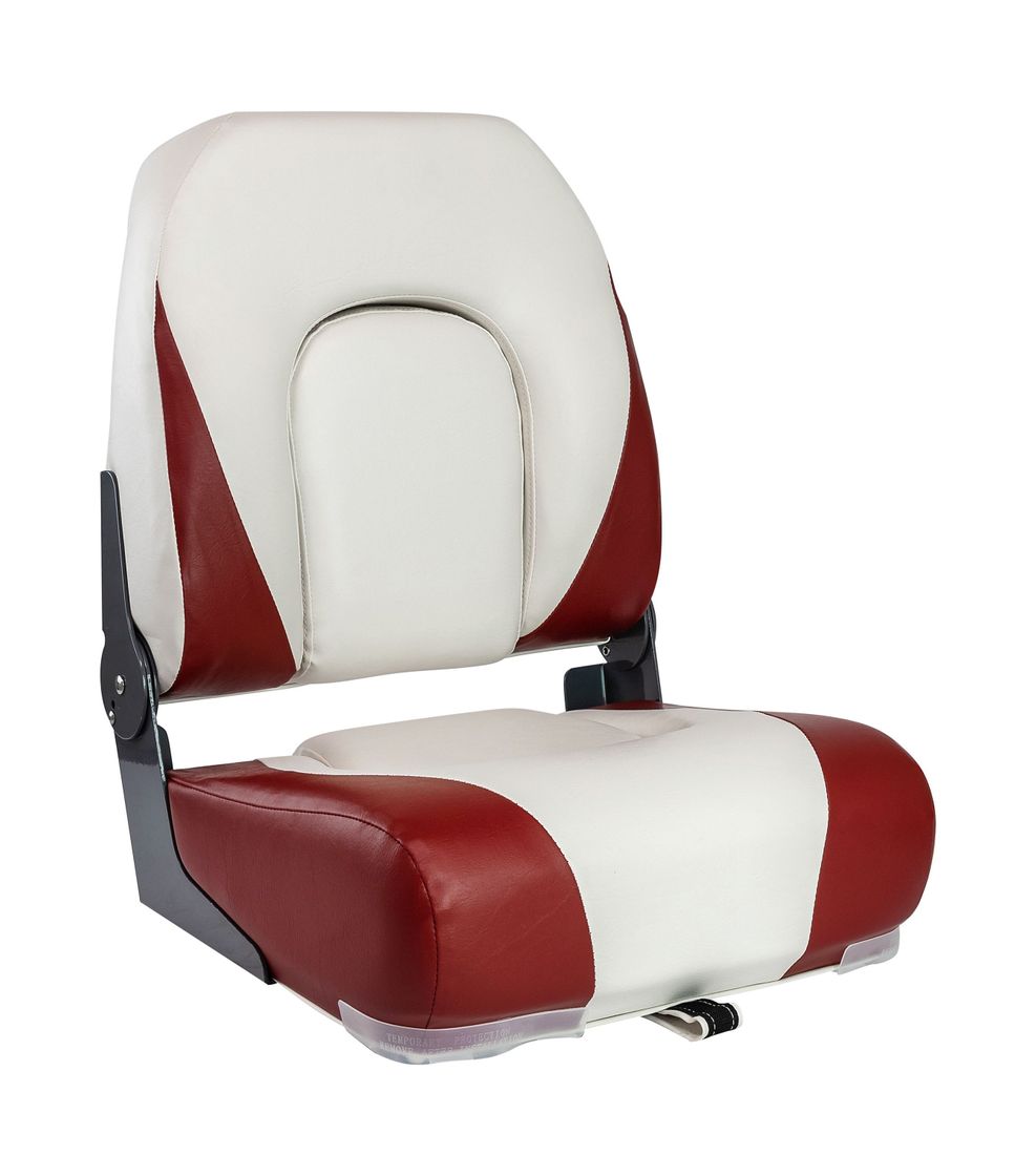 Купить Кресло мягкое складное Craft Pro, обивка винил, цвет белый/красный, Marine Rocket 75185WR-MR 7ft.ru в интернет магазине Семь Футов