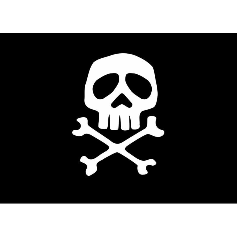 Adria bandiere 5252530 Пиратский флаг Черный  Multicolour 30 x 45 cm 