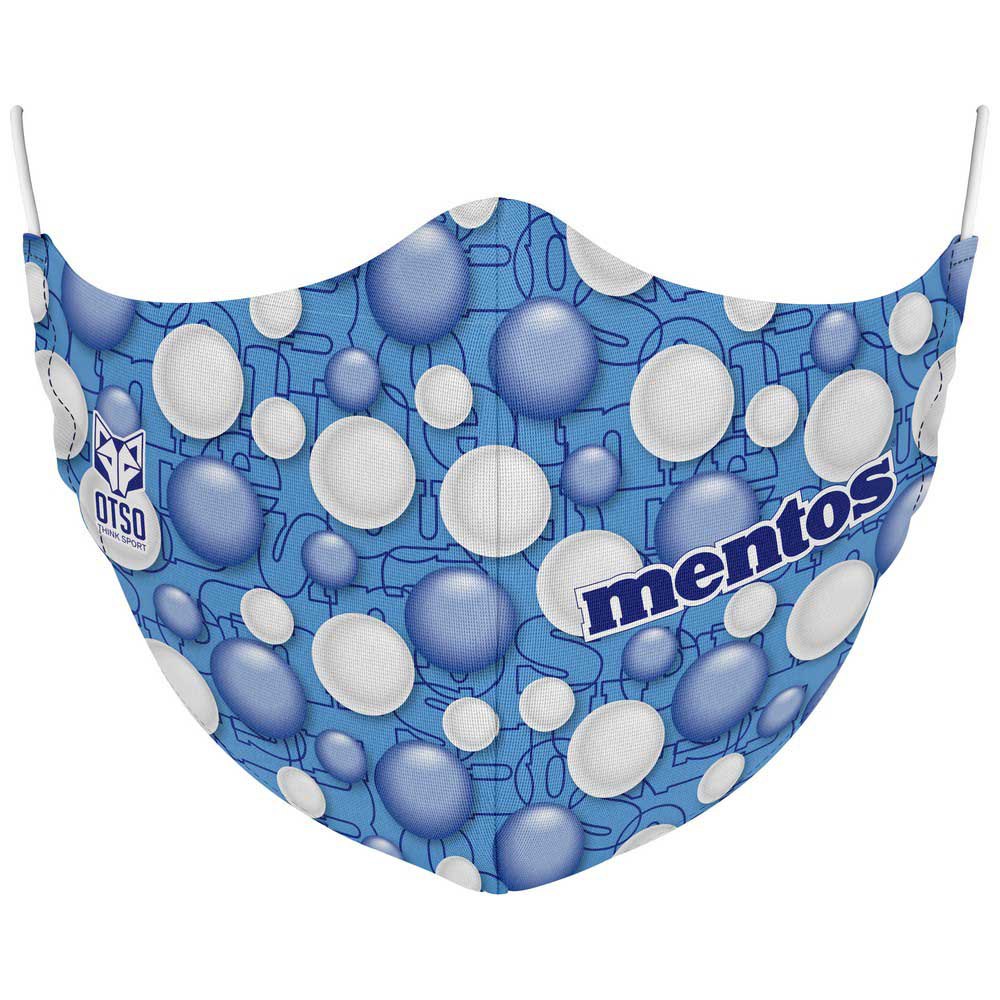 Otso FM-MEBW20-ULXL Mentos Маска для лица Голубой  Blue / White L-XL