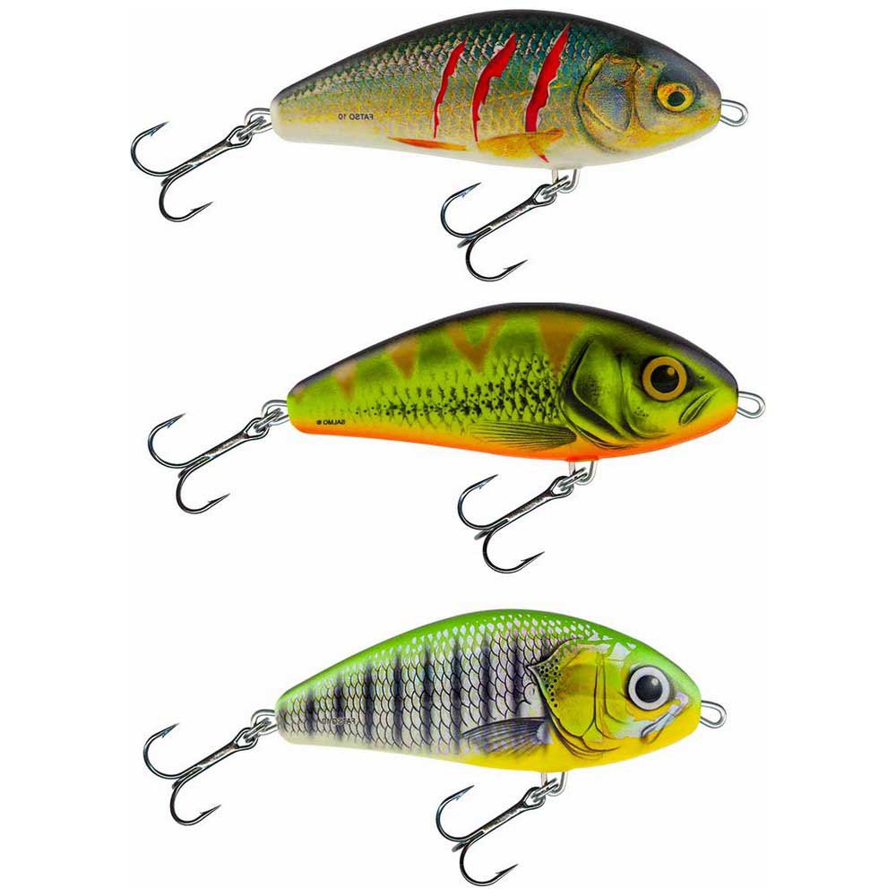 Salmo QFA070 Fatso Limited Edition Floating Приманка Topwater 100 mm Real Roach