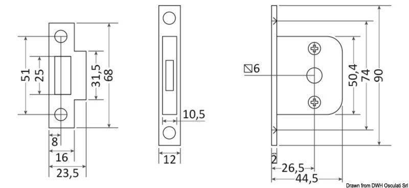 Купить Lockless lock, 38.129.05 7ft.ru в интернет магазине Семь Футов