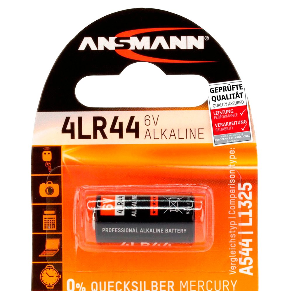 Ansmann 1510-0009 4LR44 Аккумуляторы Черный  Black