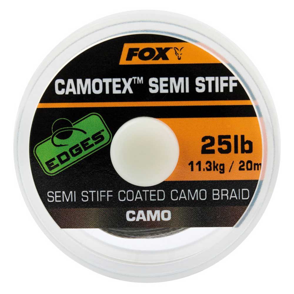Fox international CAC741 Camotex Semi-Stiff 20 M Линия Белая Camo 20 Lbs 