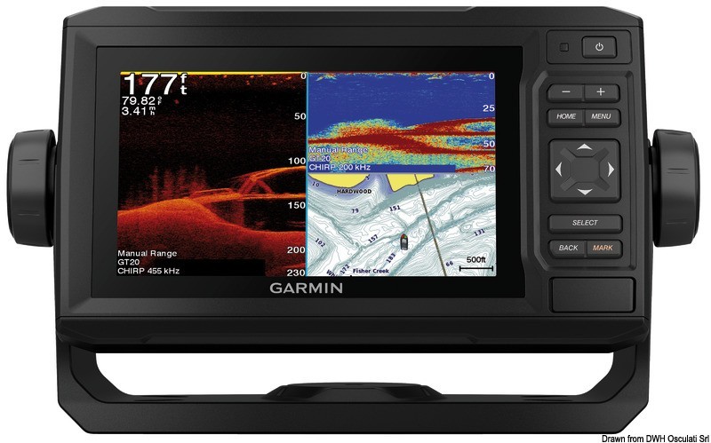 Купить GARMIN chartplotter EchoMap UHD 62sv w/ transd, 29.053.04 7ft.ru в интернет магазине Семь Футов