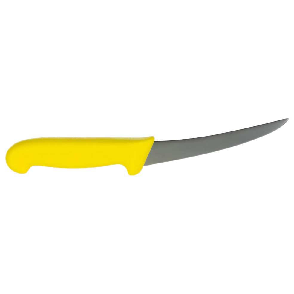 Schlachthausfreund 540602 Изогнутый жесткий нож для обвалки кости Желтый Yellow 13 cm 