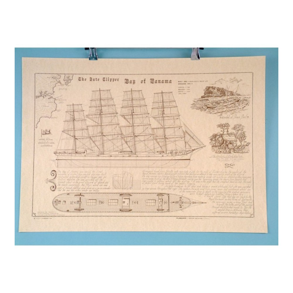 Постер "Clipper Bay of Panama" Nauticalia 18745 630x450мм в рулоне