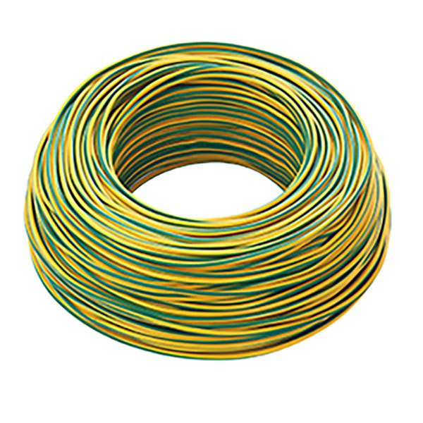Forniture nautiche italiane 3939802GV Электрический кабель Золотистый Yellow / Green 2.5 mm 