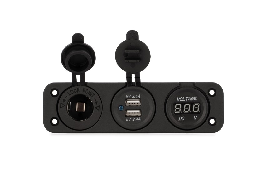Купить USB Port, 4.8 A with integr. Voltmeter and Power Socket 29123-bvs 7ft.ru в интернет магазине Семь Футов