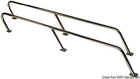 Купить SS handrail 140x22 cm, 41.685.00 7ft.ru в интернет магазине Семь Футов