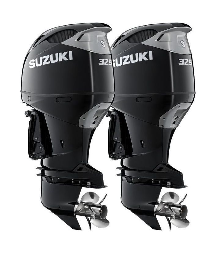 Купить Спарка из 2 моторов Suzuki DF325ATX, черные 2xDF325ATX 7ft.ru в интернет магазине Семь Футов