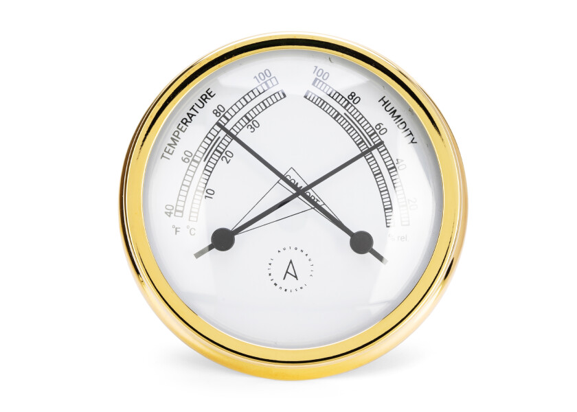 Купить AUTONAUTIC ATLANTIC 95 Thermo and Hygrometer / gold-plated 50944-bvs 7ft.ru в интернет магазине Семь Футов