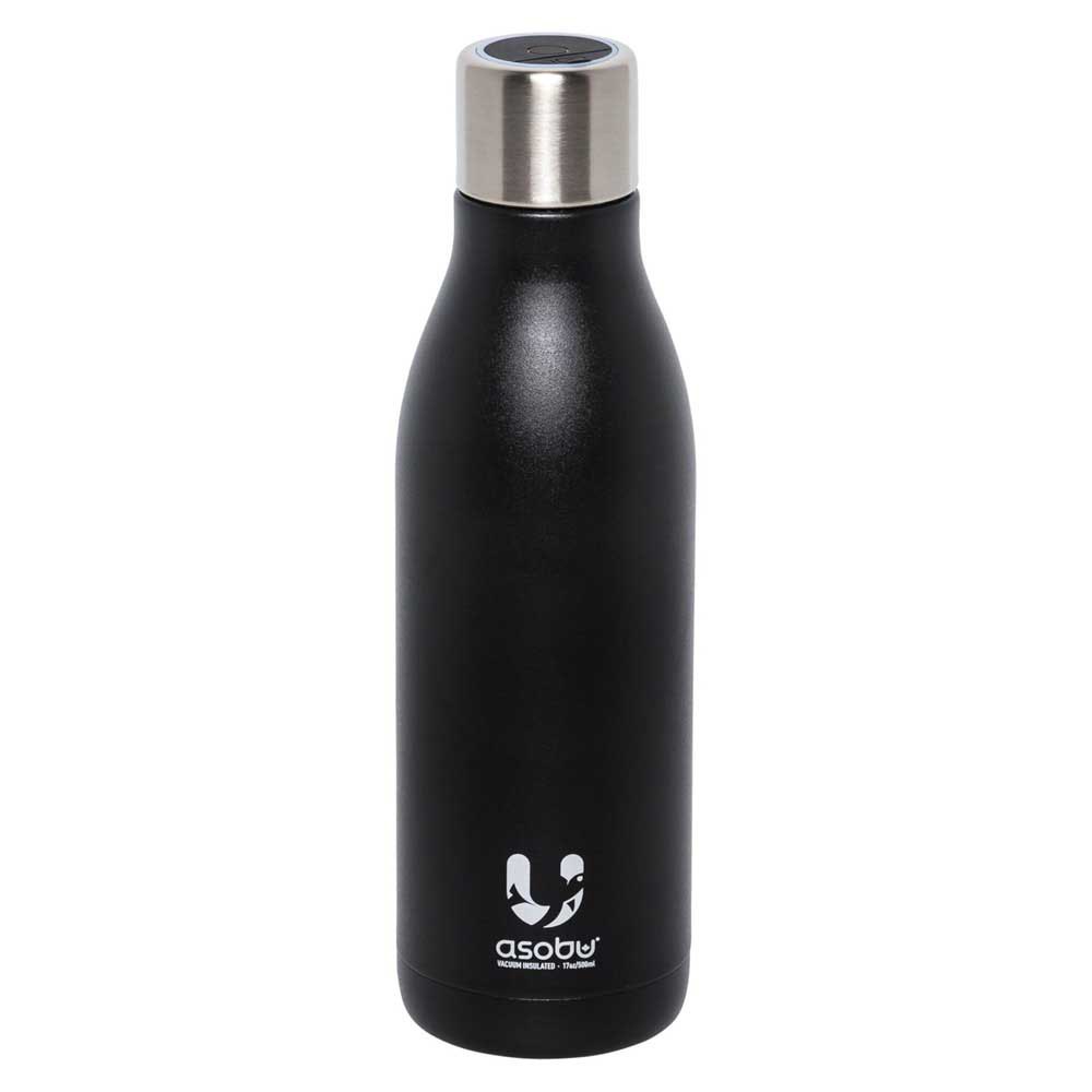 Asobu UVB17 BLACK 500ml Термальная бутылка с УФ-светом Черный Black