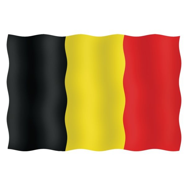 Флаг Бельгии гостевой из перлона/шерсти 20 x 30 см 20030-33125