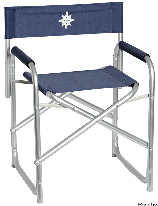 Купить Складной стул Regista из анодированного алюминия 600 х 480 х 790 мм, Osculati 48.352.90 7ft.ru в интернет магазине Семь Футов