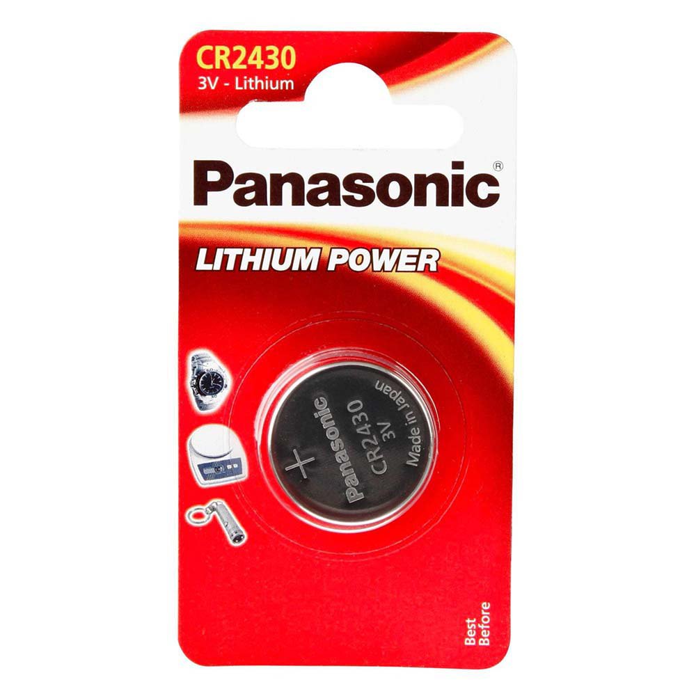 Panasonic CR2430L/1BP 1 CR 2430 Кнопка Батарея Серебристый Silver