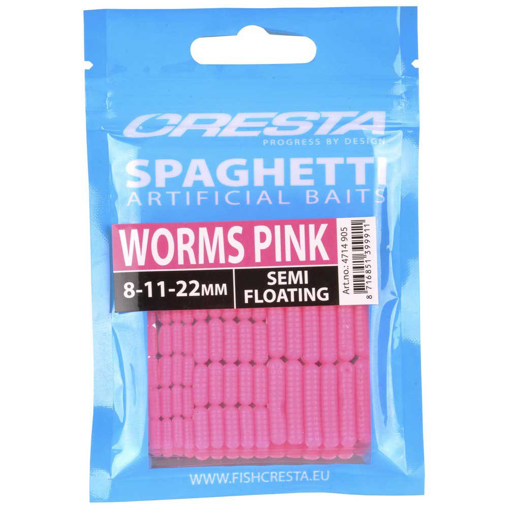 Cresta 4714-905 Spaghetti Worms Искусственные наживки Розовый Pink