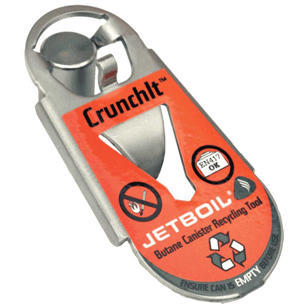 Jetboil JBCRUNCH-EU Инструмент для переработки топливных канистр CrunchIt Серебристый Grey
