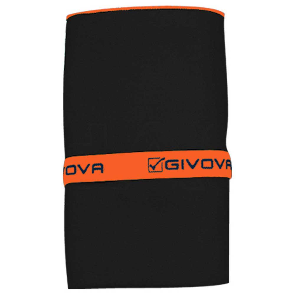 Givova ACC29-1028-UNICA полотенце Big Micro Черный  Black / Fluor Orange
