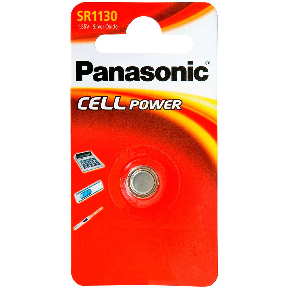 Panasonic SR-1130EL/1B 1 SR 1130 Аккумуляторы Серебристый Silver