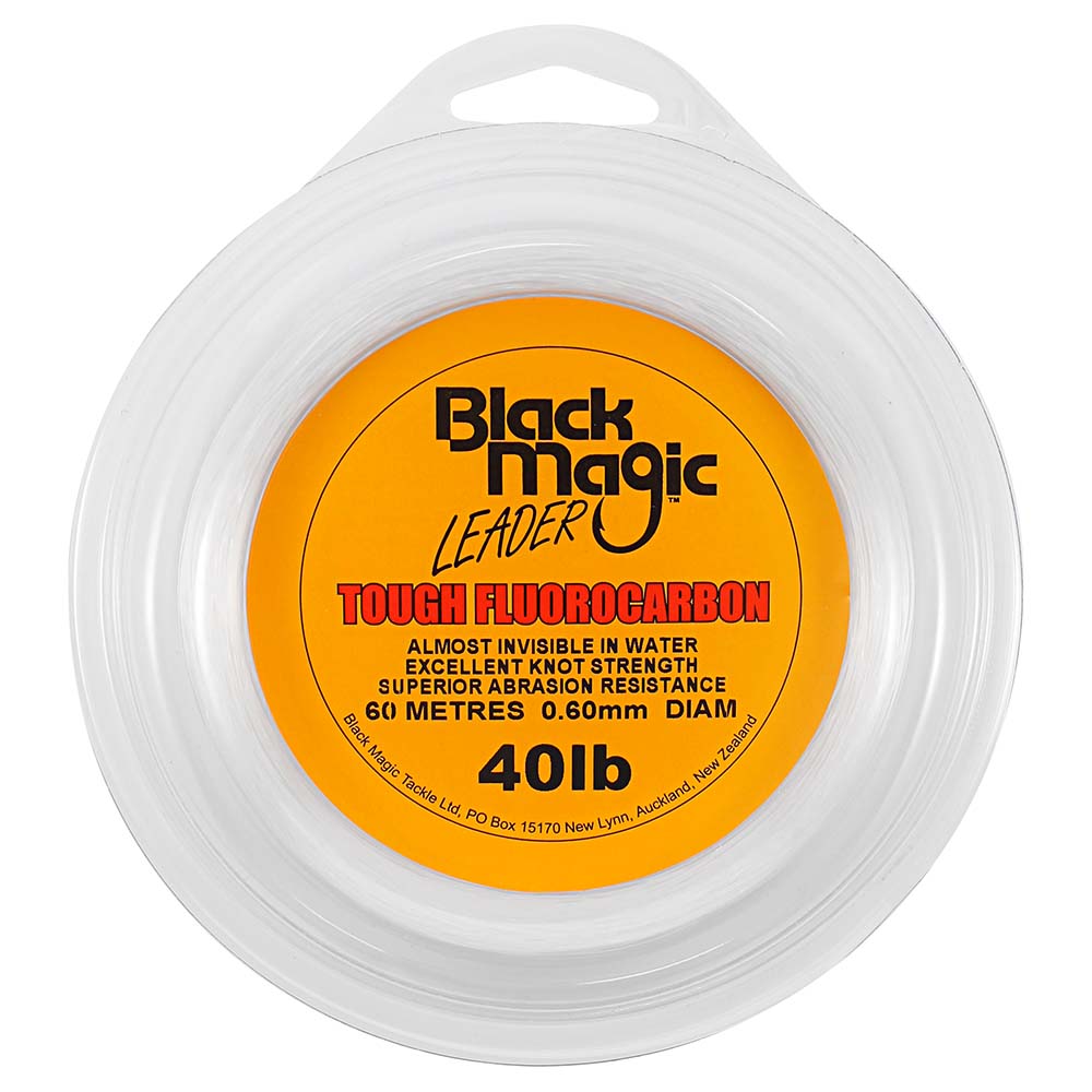 Black magic FLUTOUGH40 Tough Fluorocarbon 60 M Белая  Clear 0.600 mm 