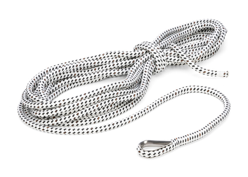 Купить GLEISTEIN 55381 BAVARIA швартовный трос/с коушем/белый/черный / Длина: 14 м 55381-bvs 7ft.ru в интернет магазине Семь Футов