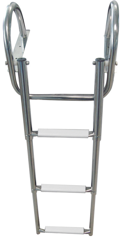 Купить 3-step (black) telescopic ladder w/handles, Osculati 49.546.33 7ft.ru в интернет магазине Семь Футов