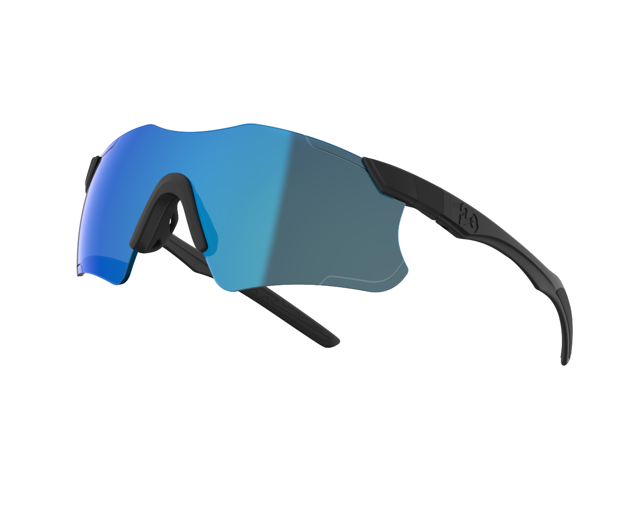 Купить Спортивные очки 720armour Elfo / Matte Black / Blue Lens, b392-bk/bu 7ft.ru в интернет магазине Семь Футов