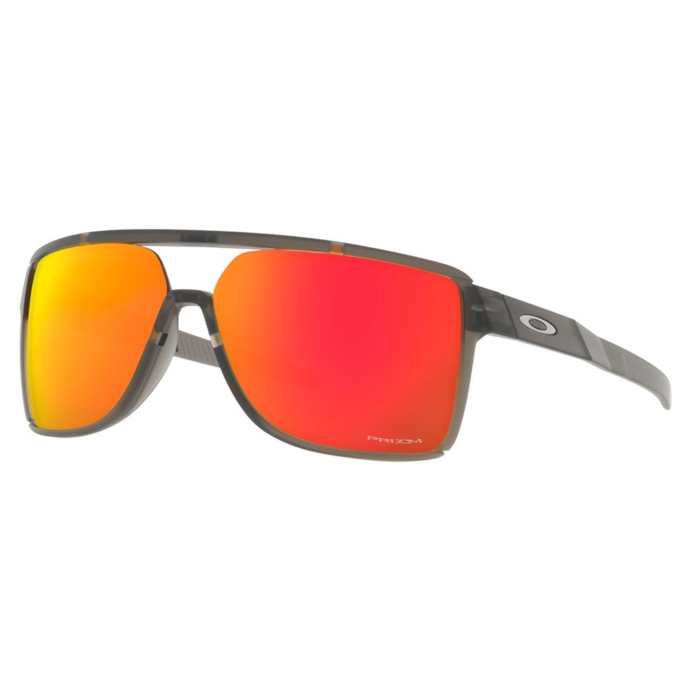 Oakley 0OO9147-914705-63 Castel Prizm Солнцезащитные Очки Matte Grey Smoke Prizm Ruby/CAT3